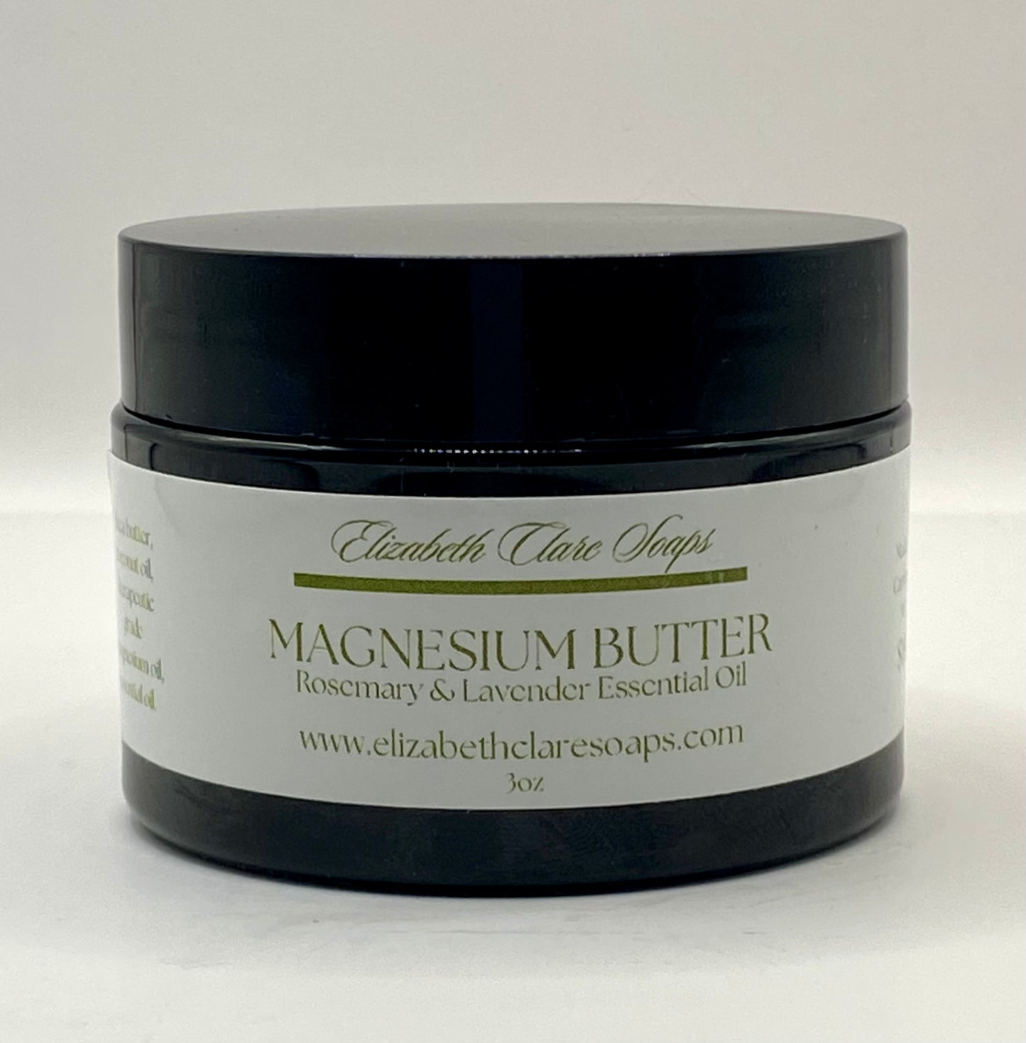 Our Magnesium Body Butter: Rosemary & Lavender Essential Oils